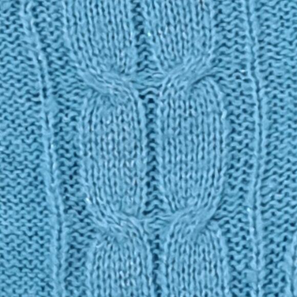 Girl's Aqua Blue Pull Over Hoodie Sweater Size Large 10/12 - Picture 4 of 7